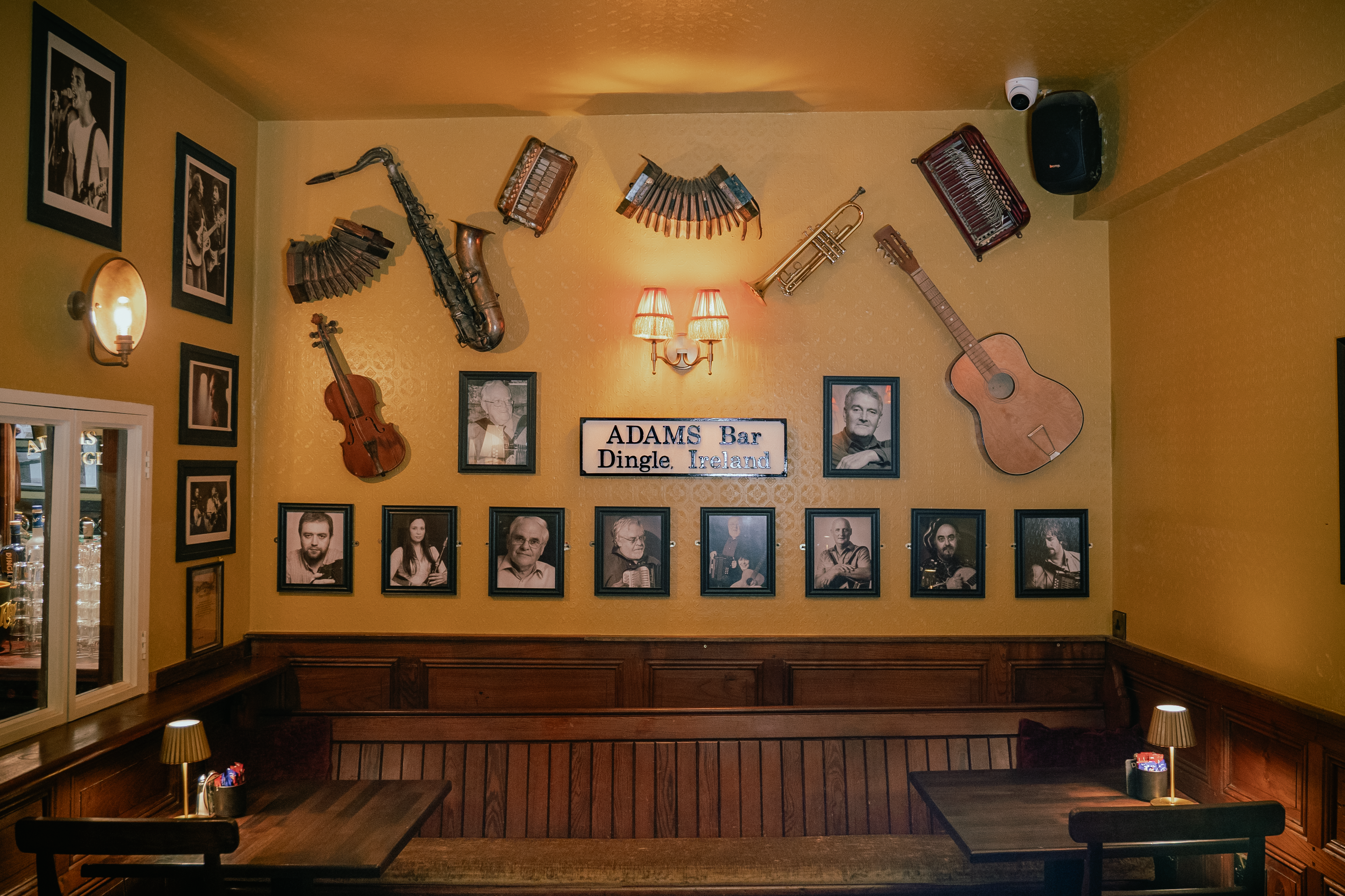 Dining area at Adams Bar in Dingle